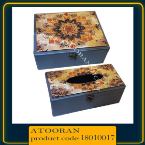 ست باکس پذیرایی و دستمال 8ml(18010017)