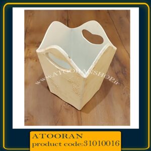 سطل زباله چوبی پتینه (31010016)
